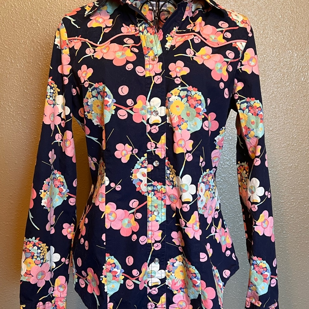 👚 Western Style Button Down Shirt | Sz M / G
